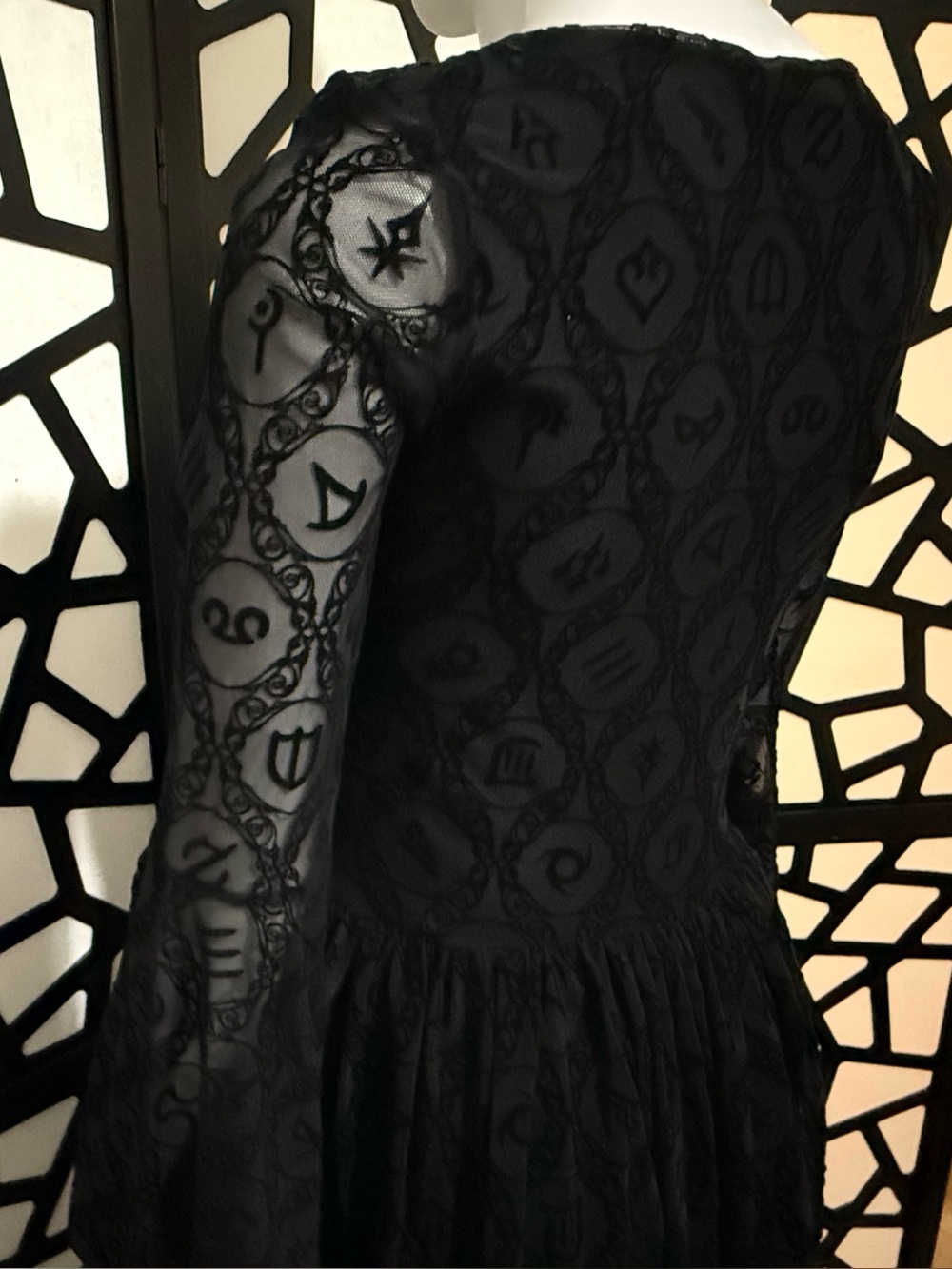 BlackMilk Final Fantasy XIV Job Icons Spectre Maxi Dress - Medium - Picture 10 of 13